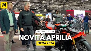 STAND APRILIA EICMA 2024 [upl. by Avlem]