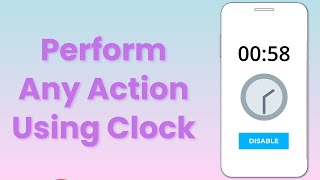 Button Disable with Timer in Kodular  Perform any task using Clock [upl. by Drisko]