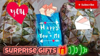 Surprise 🫢 surprise  Gauris Birthday Special part1  birthdaysurprise gifts [upl. by Tiertza948]