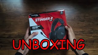 UNBOXING AUDIFONOS HYPERX CLOUD STINGER 2 CORE [upl. by Sklar]