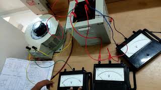 Polarity test on single phase transformer Electrical lab [upl. by Denise859]