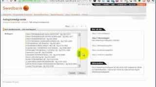 Anmäl autogiro med Swedbank [upl. by Schluter]