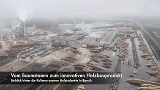 Vom Baumstamm zum innovativen Holzprodukt  die Holzindustrie Baruth [upl. by Eillak334]