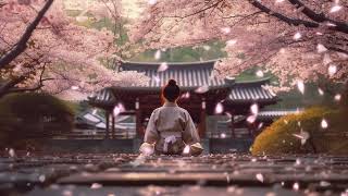 Japanese Cherry Blossom Meditation  Relaxing Music for Stress Relief and Deep Relaxation [upl. by Einnek]