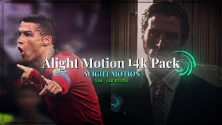 Alight Motion Mega 14K Pack  SHAKES  CC  TEXT ANIMATIONS  TRANSITIONS  OVERLAYS  XML amp LINK [upl. by Sirtimed]