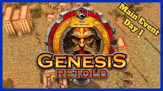 15000 GENESIS AoM Retold Main Event Full Day 1 [upl. by Ecinehs]