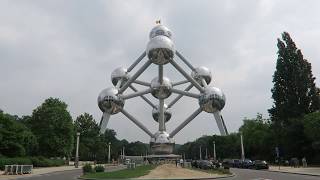 Inside the Atomium  What an Amazing Building  Brussels Belgium [upl. by Harp289]