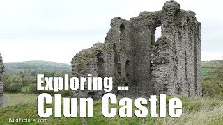 Walking in Shropshire Exploring Clun Castle [upl. by Nabila392]