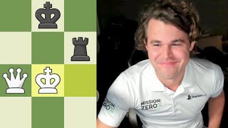 Magnus Carlsens Amazing Escape with Rook vs Queen [upl. by Ange638]