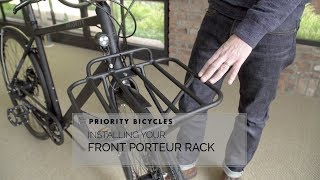 Assembling your Priority Front Porteur Rack [upl. by Oinigih]