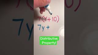 Distributive Property Example 812024 [upl. by Ahsiruam850]