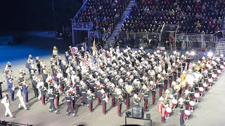 Massed Bands of HM Royal Marines amp US Sea Services Band [upl. by Ailadgim]