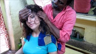 Worlds Greatest Head Massage 19  Eliana ASMR Barber meets Baba the cosmic Barber [upl. by Meeka552]