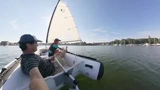 Sailing in Fareham Creek [upl. by Thurlow837]