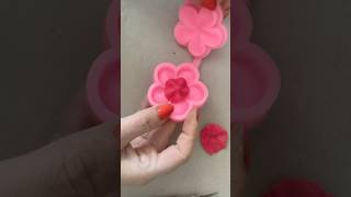 Creating polymer clay flowers using a silicone mold [upl. by Pattison]