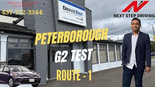 Peterborough G2 Test route 1  New Location October 2024 [upl. by Yessydo]