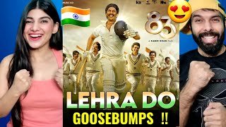 83  Lehra Do  Ranveer Singh Kabir Khan  Pritam Arijit Singh  83 Lehra Do Song Reaction [upl. by Sathrum434]