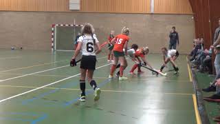 zaalhockey hele wedstrijd Warande Md1  Zwart Wit 1 3 [upl. by Jane622]