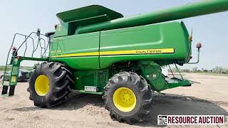 SELLING ON AUCTION  2010 John Deere 9770STS RWD combine [upl. by Lamaaj]