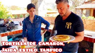 Tortilla de Camaron y Jaiba estilo Tampico de mi para la galaxia en cuaresma [upl. by Gisela]