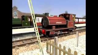 Railworks 2013  Hawthorn Leslie Saddle Tank A W37 040ST Invincible Isle Of Wight Railway [upl. by Godewyn]