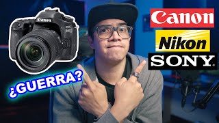 ¿Cuál es LA MEJOR MARCA DE CÁMARAS Canon vs Nikon vs Sony [upl. by Tugman]