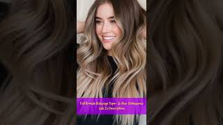 The Perfect Fall Bronde Balayage Tape In Hair Extensions [upl. by Ainwat]