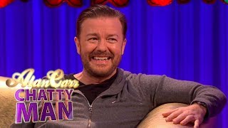 Ricky Gervais Becomes Friend With Kermit The Frog  Full Interview  Alan Carr Chatty Man [upl. by Ariak]