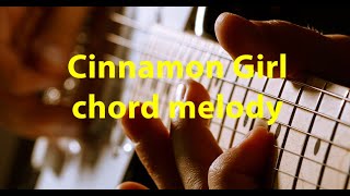 Cinnamon Girl chord melody [upl. by Radborne]