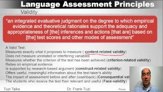 Language Assessment Principles [upl. by Zanahs]