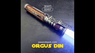 Orgus Din Lightsaber Star Wars The Old Republic  Proffieboard  Neopixel  ELF Sabers [upl. by Anec]