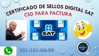 📰CREAR CERTIFICADO SELLO DIGITAL SAT  FACTURAS👈 [upl. by Notluf695]