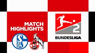 Schalke vs Köln  Highlights  2 Bundesliga 202425 [upl. by Anyrb]