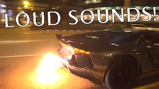 Black Chrome Armytrix X Seca Lamborghini Aventador LP700 LOUD Sounds  night  Flames [upl. by Enaoj]