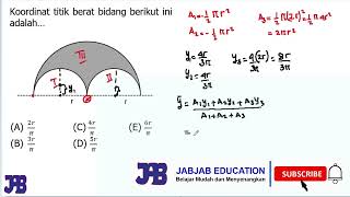 Koordinat titik berat bidang berikut ini adalah… [upl. by Auqinehs]