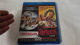 TENTACLES 1977 REPTILICUS 1961 SCREAM FACTORY OOP BLU RAY UNBOXING REVIEW [upl. by Nywnorb]