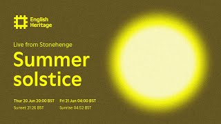 Summer Solstice 2024 Sunrise Live from Stonehenge [upl. by Sommer]