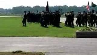 US Army band with integral bagpipes [upl. by Maxa]