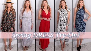 The BEST Spring DRESSES 2021 Fashion Over 50 [upl. by Isnyl]