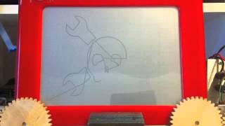 Cnc Etch a Sketchm4v [upl. by Bloem]