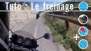 Trajectoires moto  Comment gérer le freinage [upl. by Uela73]