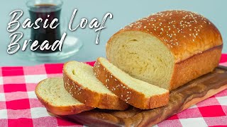 BASIC LOAF BREAD  Baking Simpol [upl. by Kier72]