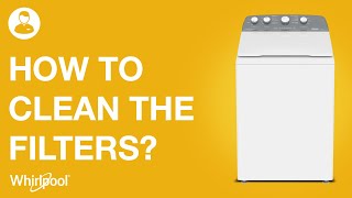 Whirlpool washers  How to clean the filters [upl. by Artinad243]