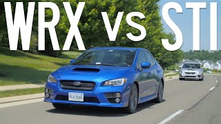 Is the WRX better than the STI  Gears and Gasoline [upl. by Wynny]