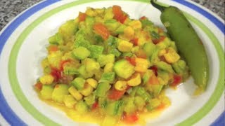 CALABACITAS o calabacines A LA MEXICANA  RECETA FACIL [upl. by Skell]