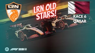 F1 23  LRN  Qatar R3S6  Old Stars League [upl. by Llerret]