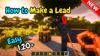 How to make a lead in minecraft 2024 [upl. by Xonnel]