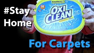 OXI CLEAN FOR CARPETS USE AND REVIEW  StayHomeAndClean  CLEAN FOR THE HOLIDAYS [upl. by Nehepts]