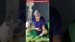 Diagnostic Hysteroscopy for IVF treatment drrakshitamalik fertilitytreatment ivfjourney [upl. by Anha]