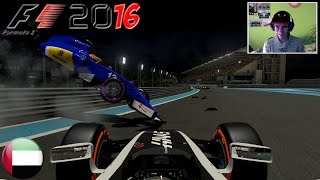 F1 2016 Abu Dhabi GP Regen in der Wüste [upl. by Wimsatt]